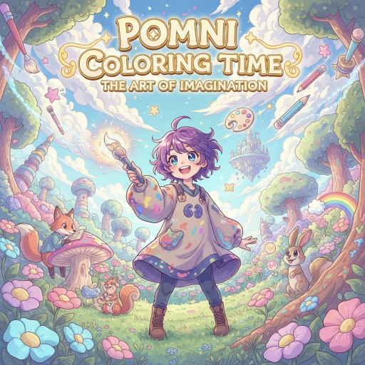 Pomni Coloring Time: The Art of Imagination