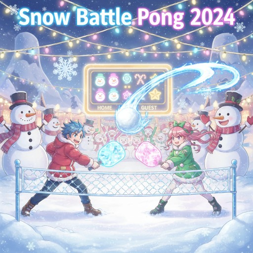 Snow Battle Pong 2024