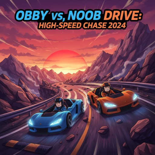 Obby vs Noob Drive: High-Speed Chase 2024