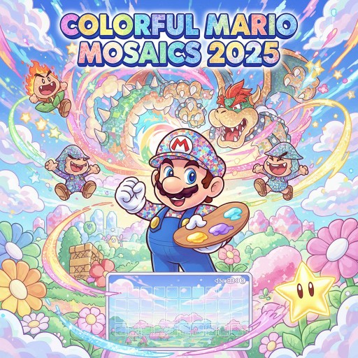 Colorful Mario Mosaics 2025